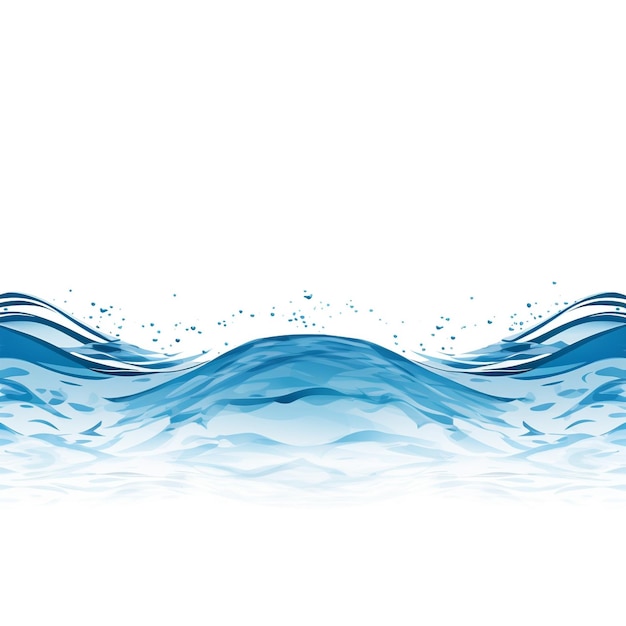 Photo splash water illustration
