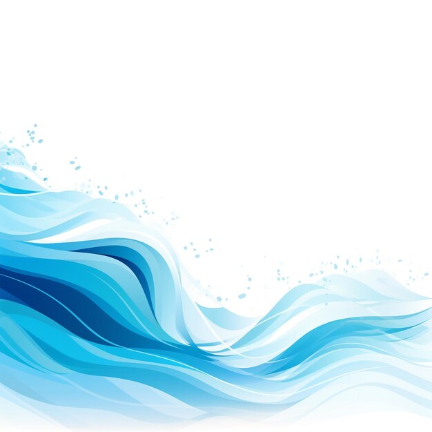 Photo splash water illustration