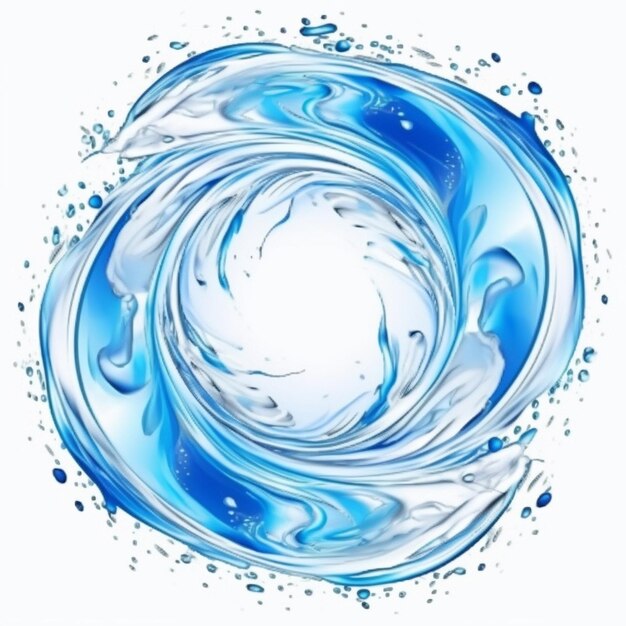 Splash water illustration