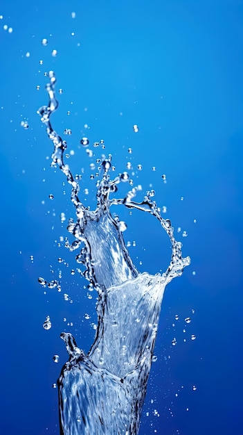 A splash of water that is being splashed with water