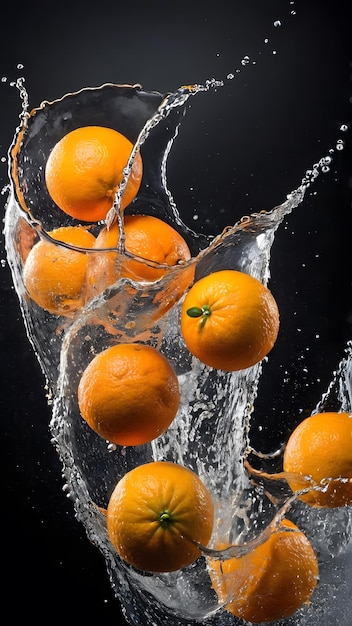 Splashing Oranges