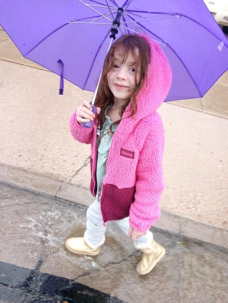 Splashing in the rain in colorado springs