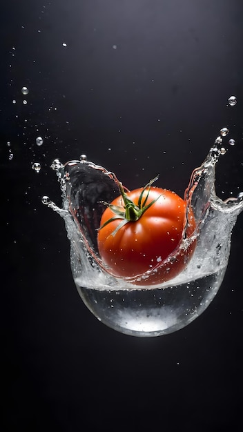 Splashing Tomato