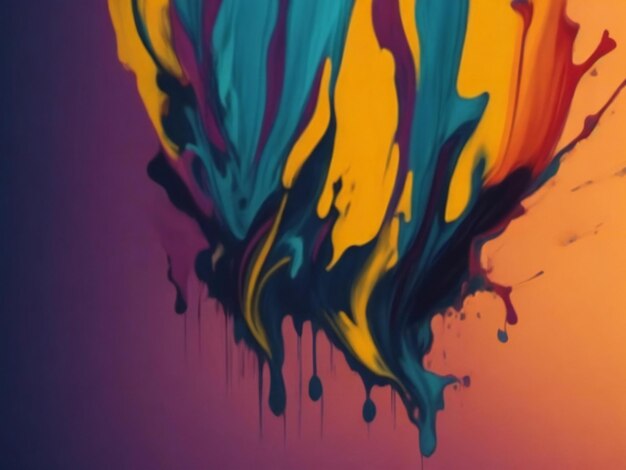 Splatter Paint Rainbow Art создан искусственным интеллектом