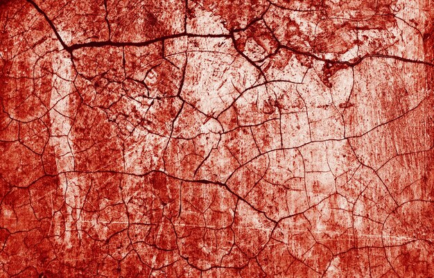 Splatters of red paint resemble fresh blood their jagged edges contributing to a sense of unease The stains reminiscent of Halloween horrors