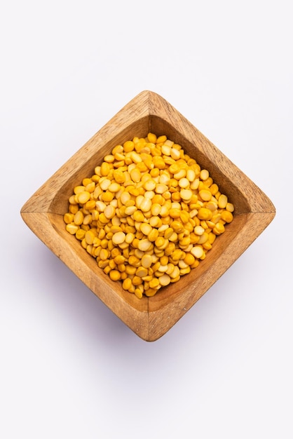 Split Chickpea Also Know as Chana Dal, Yellow Chana Split Peas, Dried Chickpea Lentils