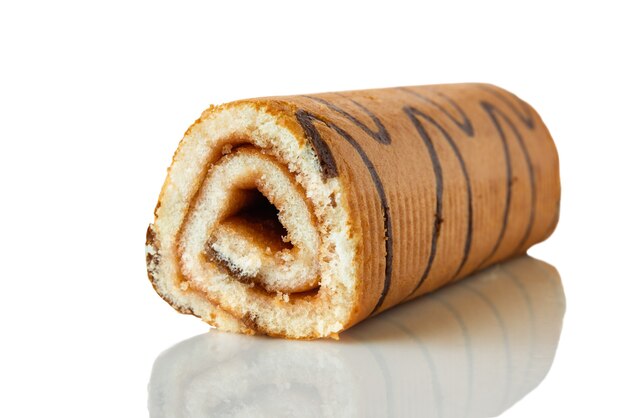 Photo sponge cake roll