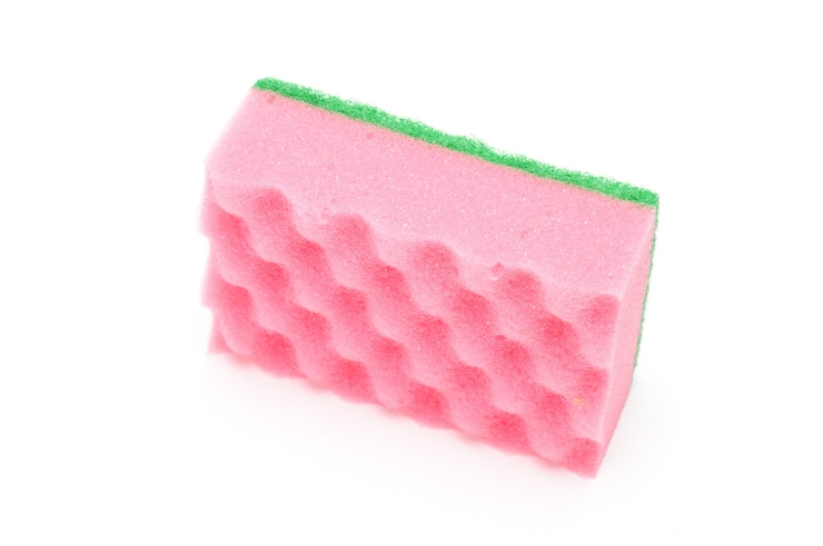 Photo 皿洗いや配管用スポンジisolatedxa