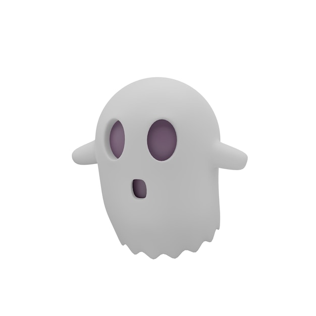 Spookachtig spook 3D illustratie