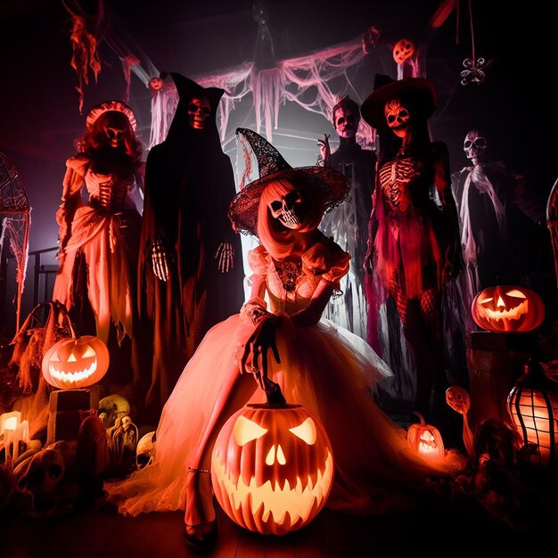 Photo spooktacular halloween a night of chills and thrills