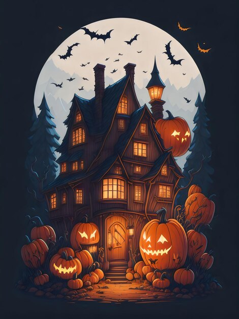 Spooktacular pumpkin a creepy cute and fun halloween celebration vector design