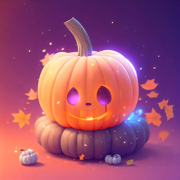 Spooktacular Pumpkin A Creepy Cute and Fun Halloween Celebration Vector Design