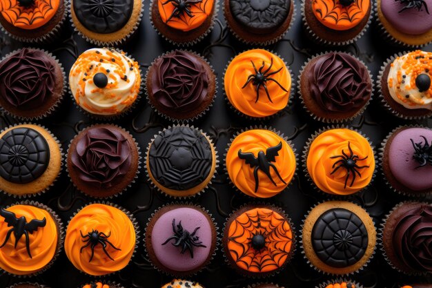 Spooky Cupcake Showcase A Festive Halloween Table