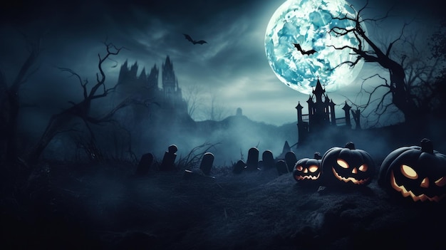 Spooky Halloween background