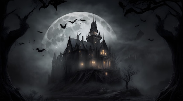 Spooky Halloween Castle