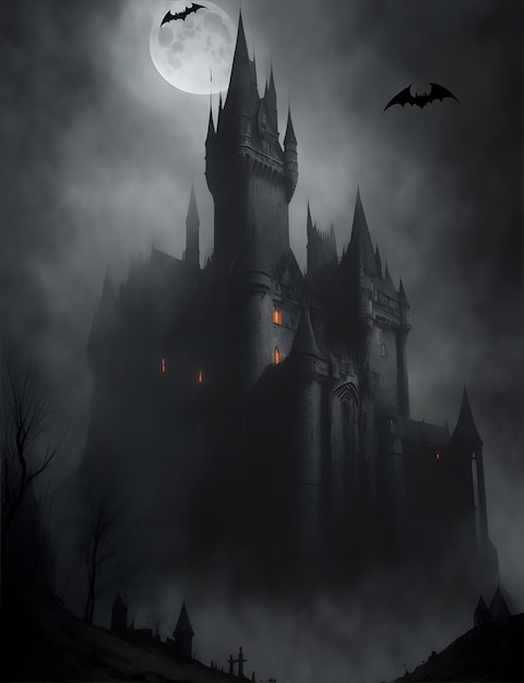 Жуткий Хэллоуинский замок