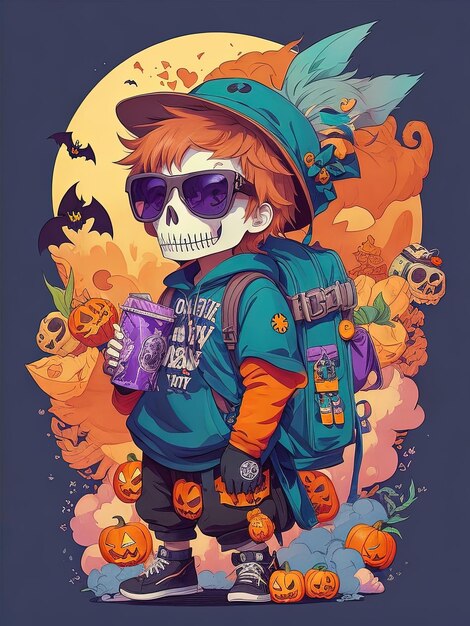 Spooky Halloween Fun Kids' TShirt Collection