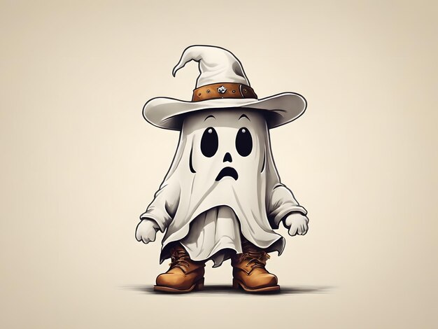 Spooky Halloween ghost