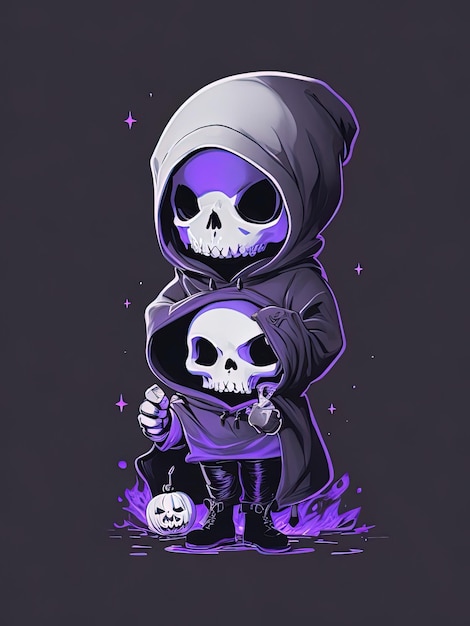 Spooky Halloween TShirt Designs Cute Skulls Pumpkin Hoodies and Adorable Ghost Stickers