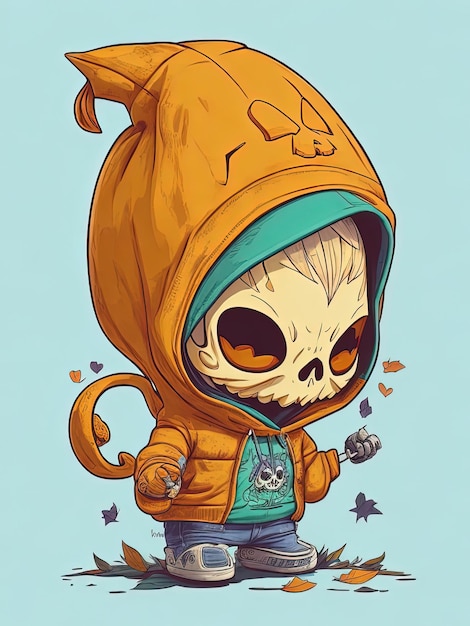 Spooky Halloween TShirt Designs Cute Skulls Pumpkin Hoodies and Adorable Ghost Stickers