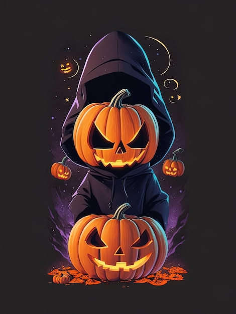 Spooky Halloween TShirt Designs Cute Skulls Pumpkin Hoodies and Adorable Ghost Stickers