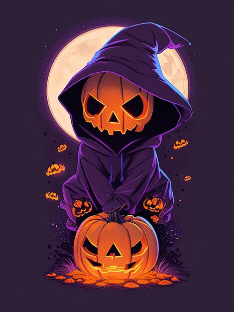 Жуткая футболка на Хэллоуин с милыми черепами, тыквенными толстовками и очаровательными наклейками с призраками