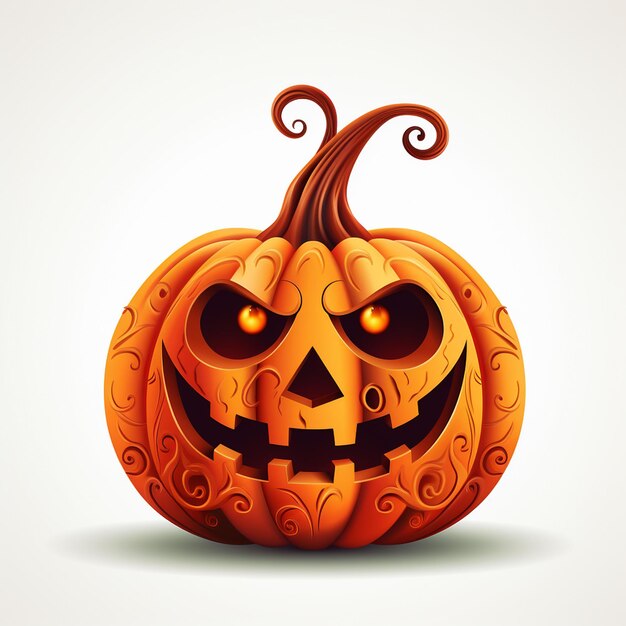 Spooky jacko'lantern illustration