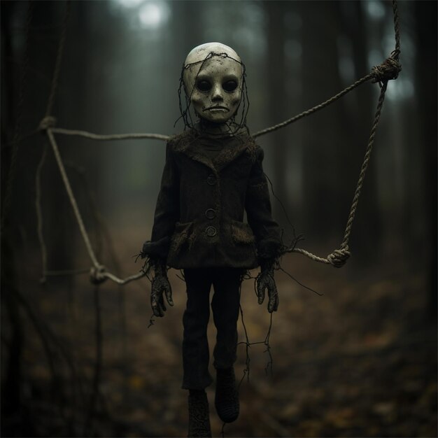 Photo spooky marionette