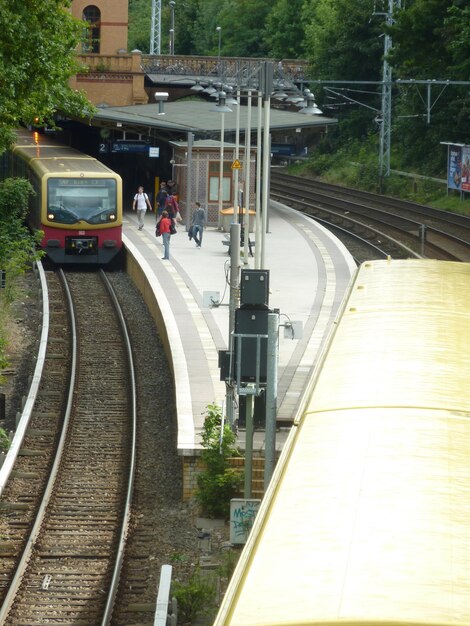 Foto spoorwegen in de stad