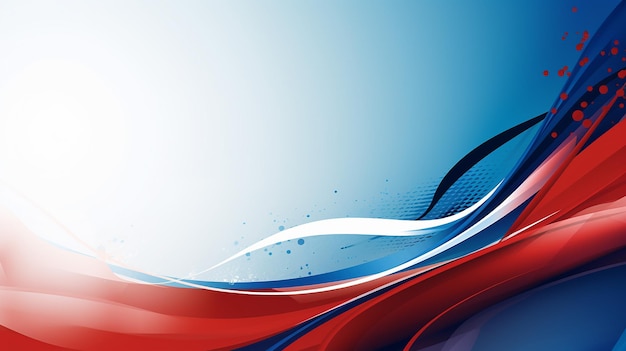 sport background in blue and red colors