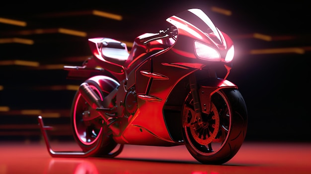 Photo sport bike ducati red bikes sport bike futuristic motorcycle