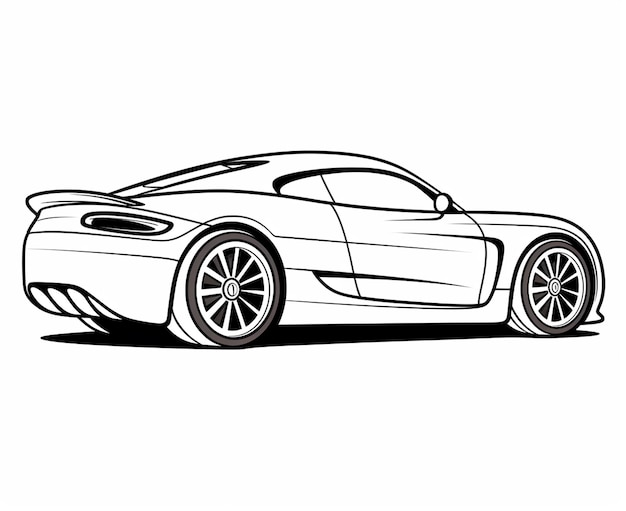 sport car coloring page for kids transportation coloring pages printables car