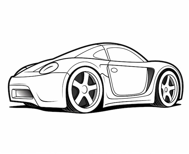 Sport car coloring page for kids transportation coloring pages printables car