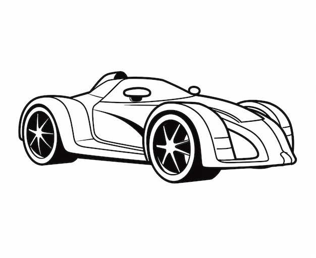 Sport car coloring page for kids transportation coloring pages printables car