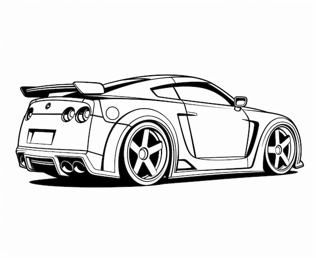 sport car coloring page for kids transportation coloring pages printables car