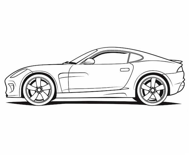 sport car coloring page for kids transportation coloring pages printables car