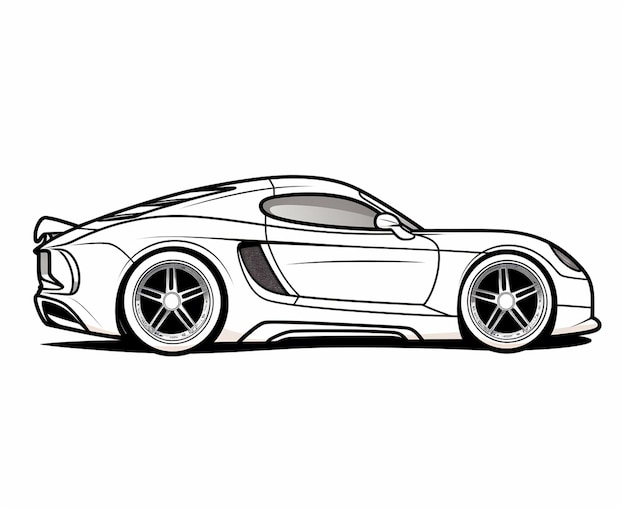 sport car coloring page for kids transportation coloring pages printables car