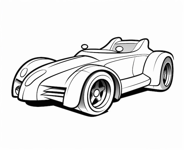 Sport car coloring page for kids transportation coloring pages printables car