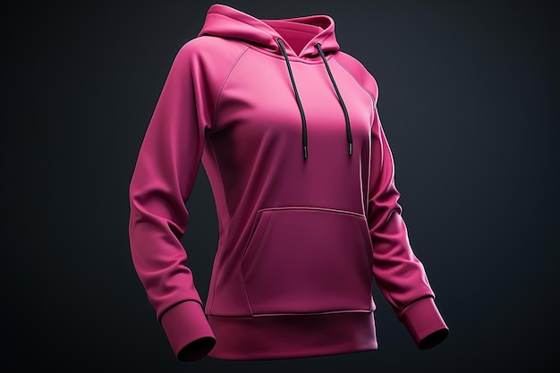 Sport clothes hoodie mockup