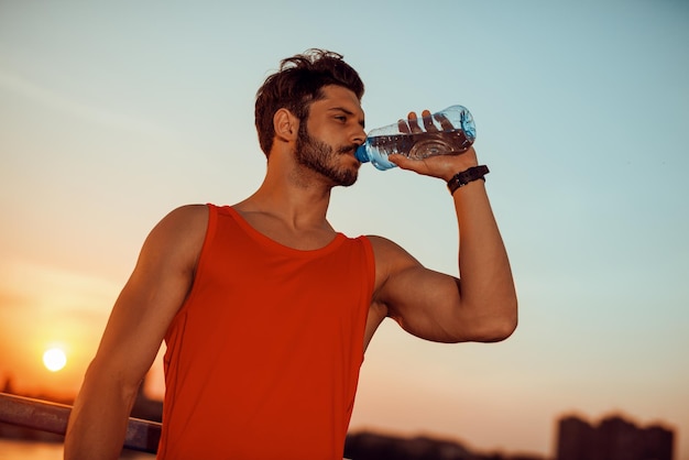 スポーツマンの飲料水