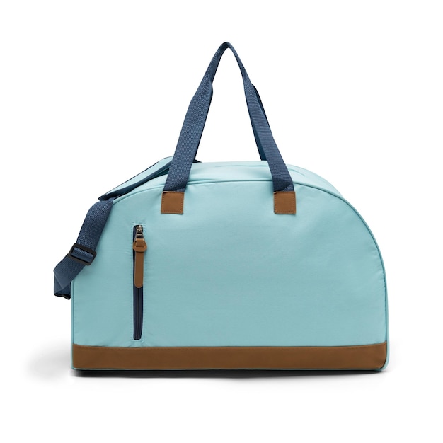 Sport nylon crossbody schouderband tas duffle gym reis tas geïsoleerd op witte achtergrond