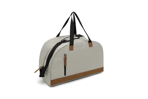 Sport nylon crossbody schouderband tas duffle gym reis tas geïsoleerd op witte achtergrond