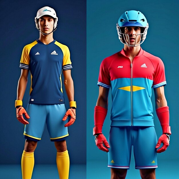 Photo sport uniforms mockup