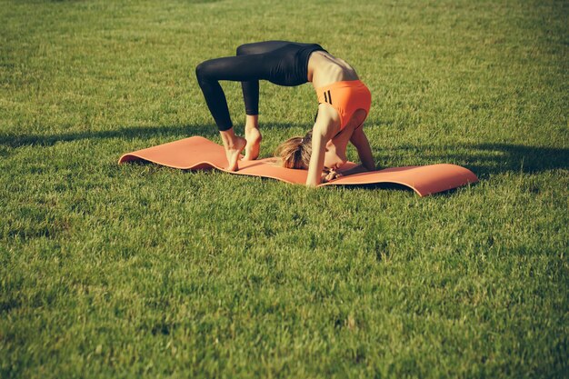 Sporten en yoga.