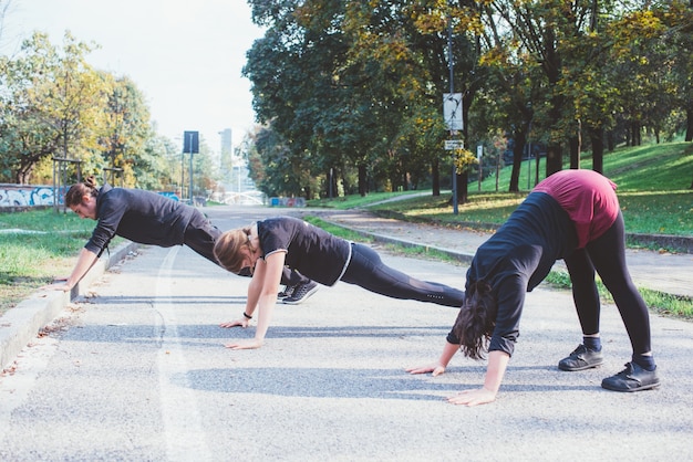 Foto sportieve mensen