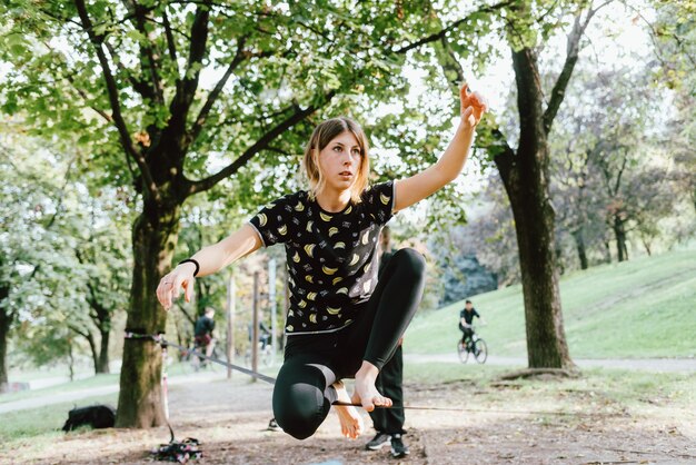 sportieve vrouw