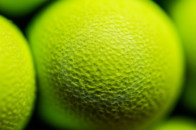 Спортивная текстура Макро снимок текстуры теннисного мяча