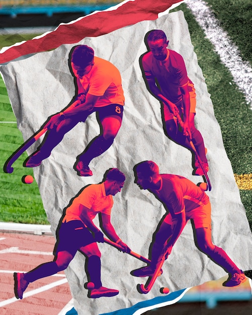 Sports  abstract collage