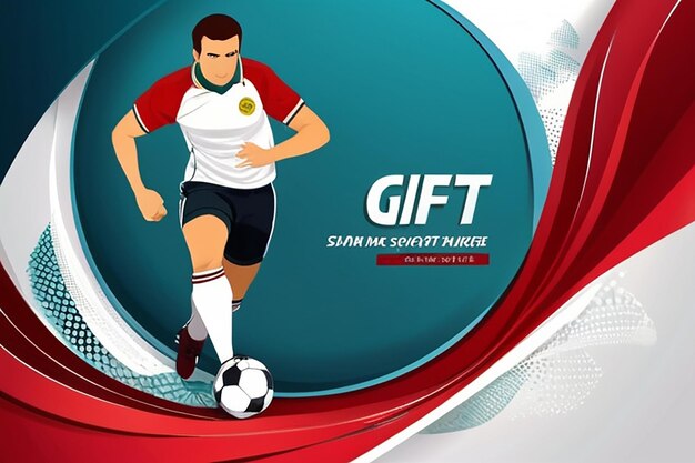 Sports Background Vector International Sports Day Illustration Graphic Design for the decoration of gift certificates