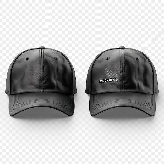 Sports cap logo mockup isolated